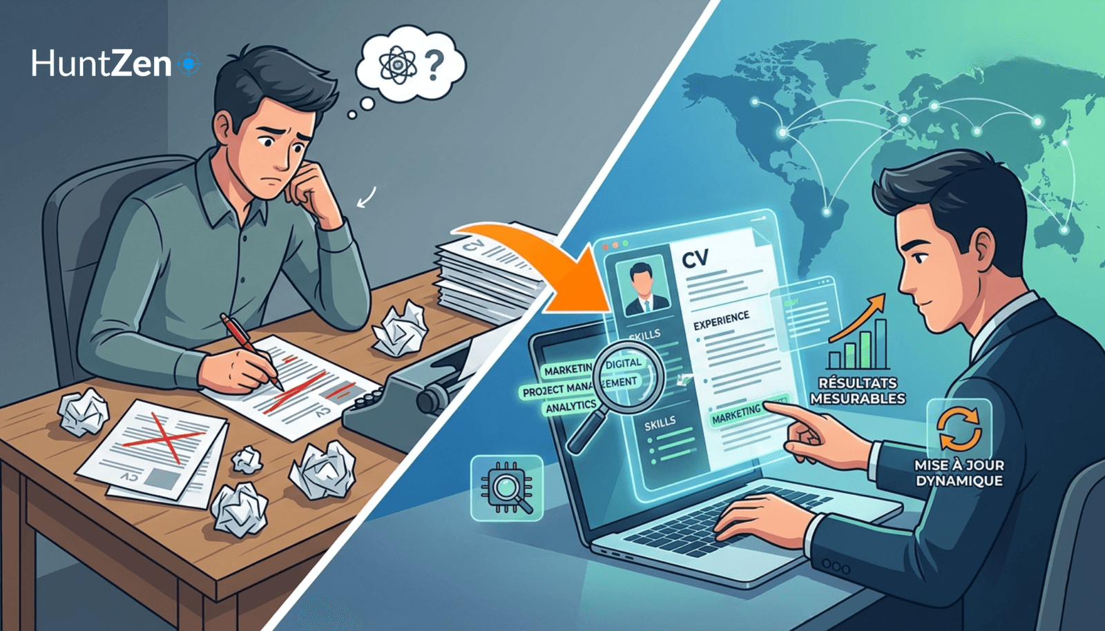 Recrutement international : pourquoi l’optimisation du CV a remplacé sa réécriture